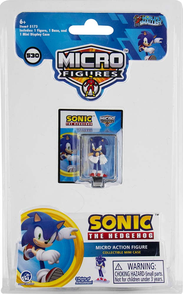 World’s Smallest Sonic The Hedgehog Micro Figure