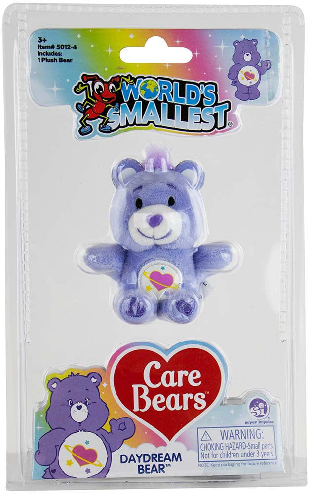 World’s Smallest Care Bears Series 4 - Daydream Bear in package