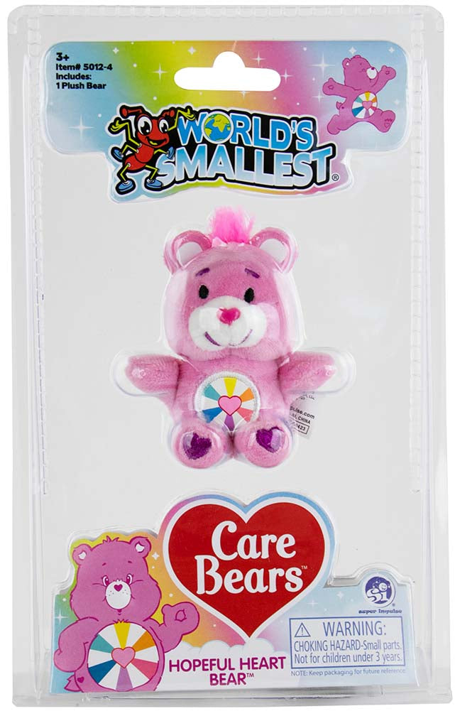 World’s Smallest Care Bears Series 4- (Complete set of 4) hopeful heart bear in package
