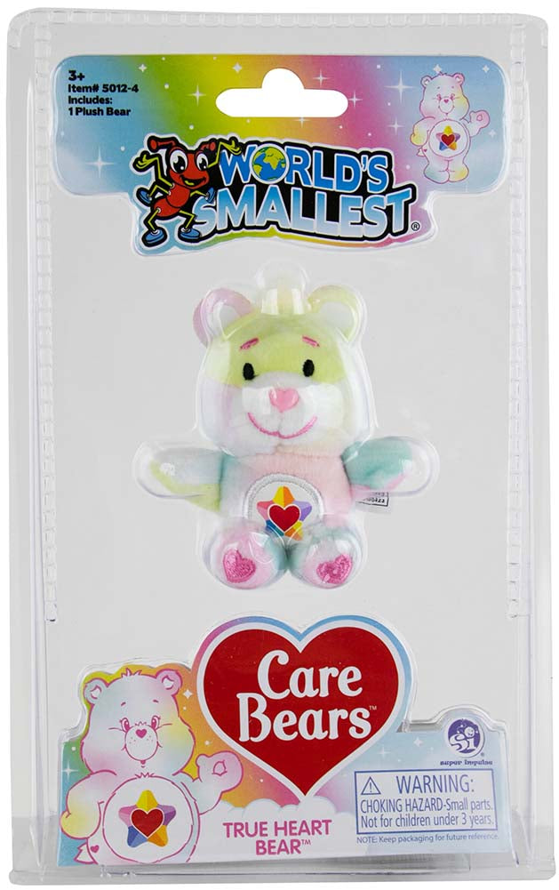 World’s Smallest Care Bears Series 4- (Complete set of 4) true heart bear in package