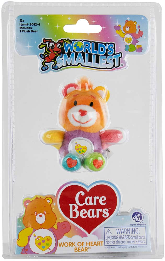 World’s Smallest Care Bears Series 4- (Complete set of 4) work of heart bear in package