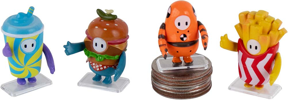 World’s Smallest Fall Guys Micro Figures- French Fries standing together