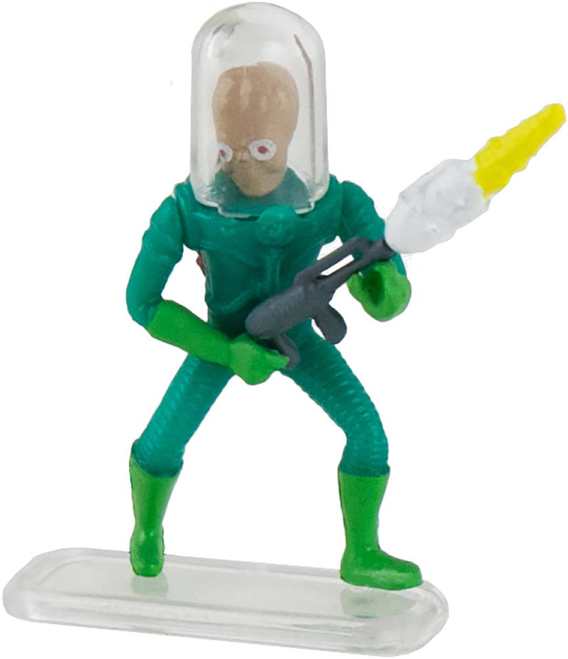 World’s Smallest Mars Attacks Micro Figures- (Complete set of 2) martian in action