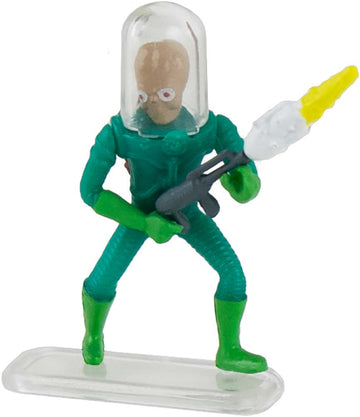 World’s Smallest Mars Attacks Micro Figures- Martian in action