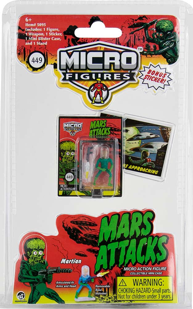 World's Smallest Mars Attacks Micro Figures- Martian – Knick Knack