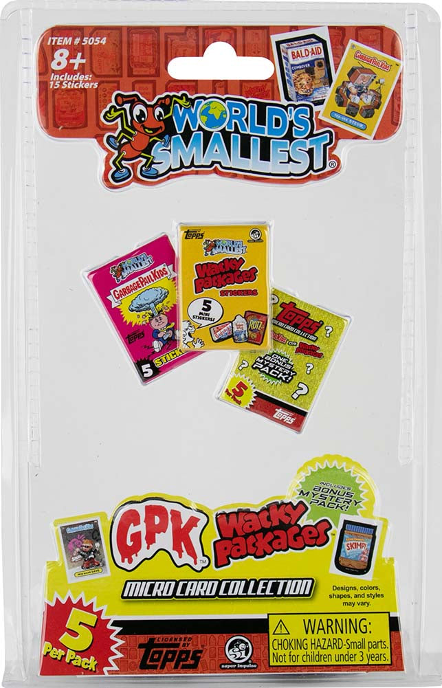 World’s Smallest GPK and Wacky Packages Micro Card Collection