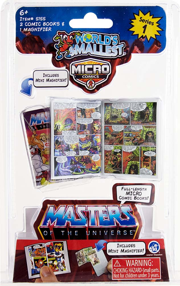 World’s Smallest Masters of the Universe Micro Comics in package 