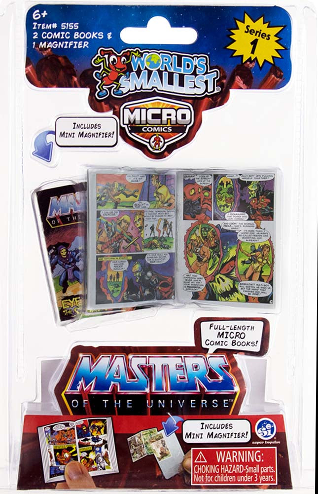 World’s Smallest Masters of the Universe Micro Comics in package two