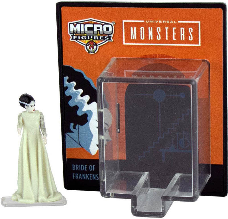 World’s Smallest Universal Monsters Micro Figures- (Complete set of 3) bride of frankenstein out of case
