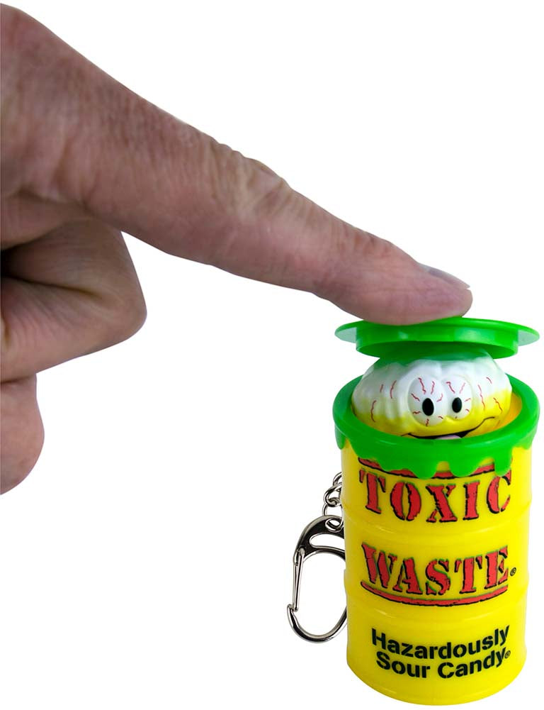 World's Coolest Toxic Waste Keychain Keychain ready to play