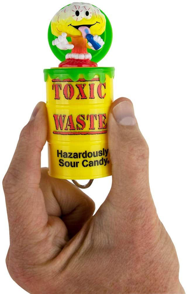 World's Coolest Toxic Waste Keychain Keychain ready to play