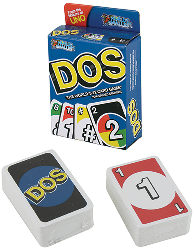 World's Smallest Uno & Dos - 2 Pack