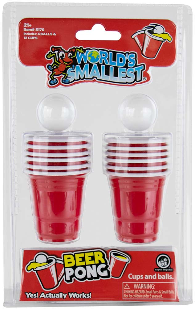 World’s Smallest Beer Pong in packaging