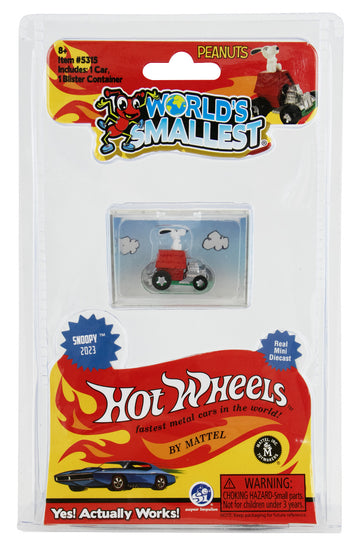 World's Smallest Snoopy Hot Wheels