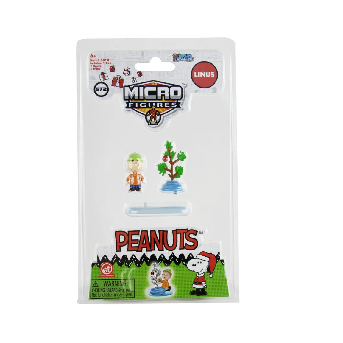 World’s Smallest Charlie Brown Christmas Micro Figures - Style Selected at Random