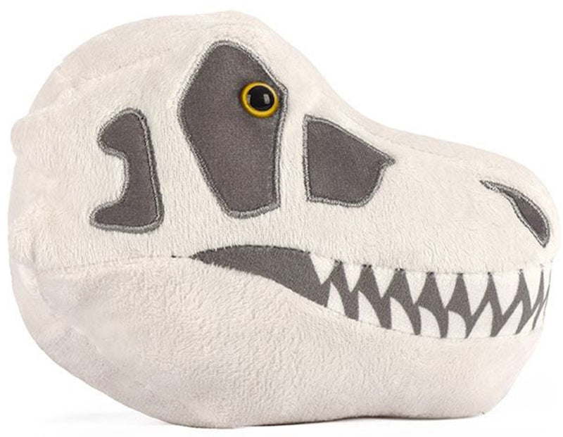 Giant Microbes Plush - T.rex Skull face side