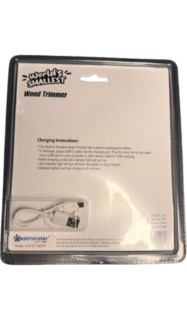 World's Smallest Weed Trimmer