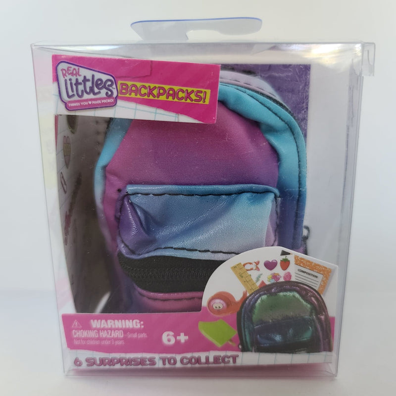 Knick Knack Toy Shack Shopkins Real Littles Handbags Series-3 for Kids, Blue Spangles