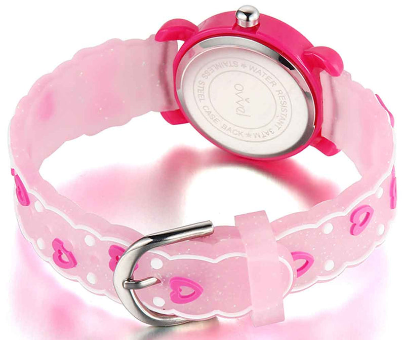 Watches for kids - Hot Pink Bows back
