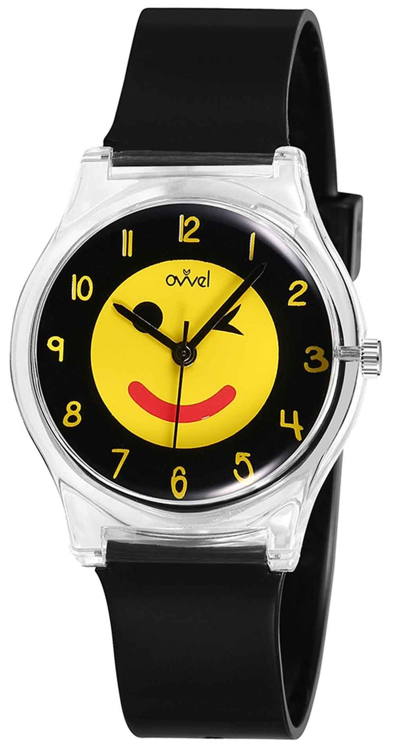 Watches for kids - Emoji Black & Yellow