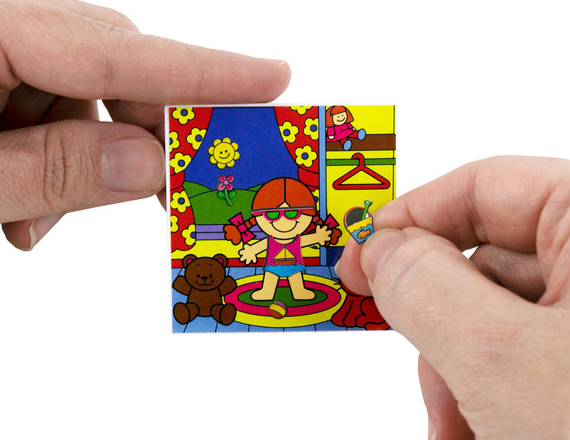 World’s Smallest Colorforms in hand
