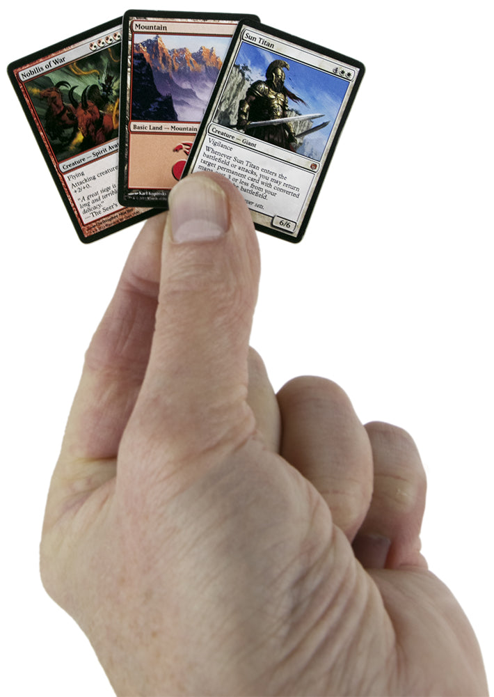 World’s Smallest Magic The Gathering Heroes vs. Monsters Duel Decks Series 3 in hand