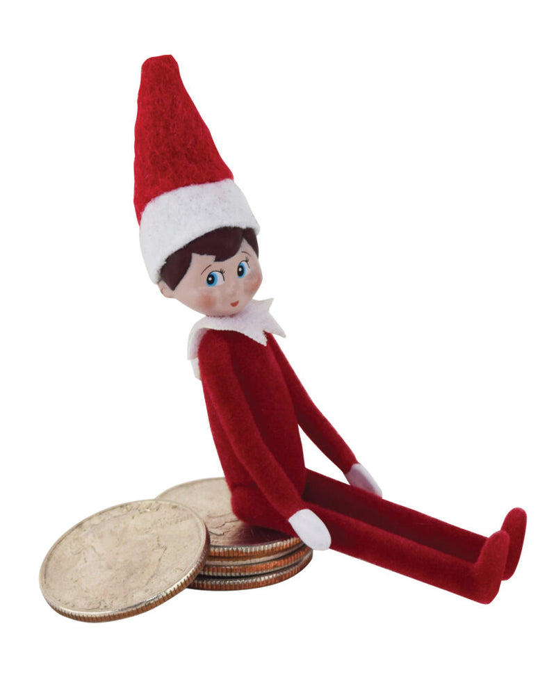 World's Smallest - Elf on the Shelf on quarters
