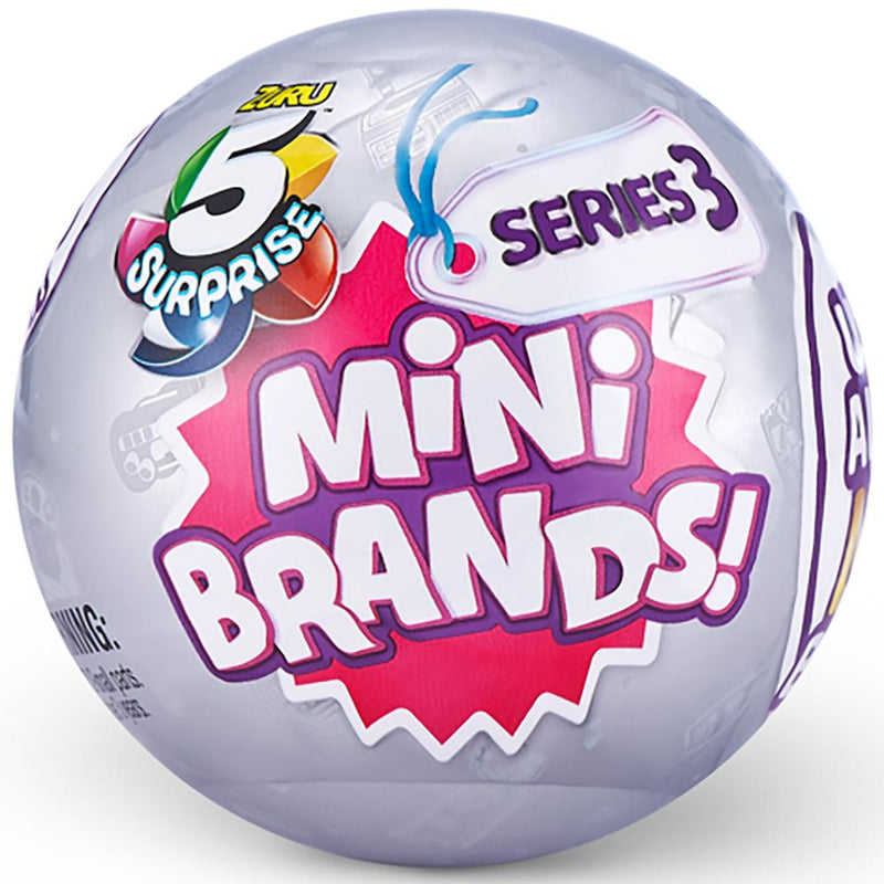 5 Surprise Mini Brands! Series 3 (Bundle of 3 Mystery Packs)