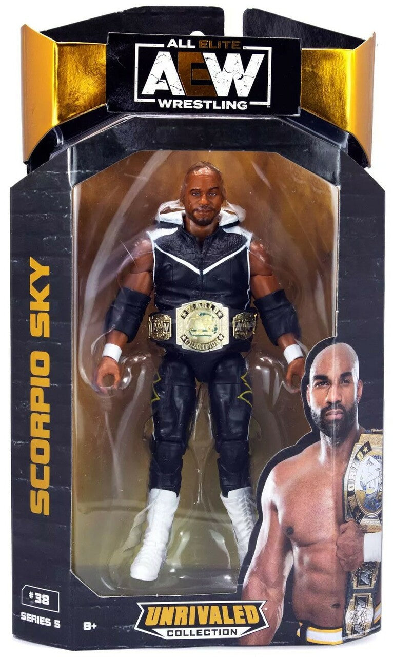 AEW All Elite Wrestling Unrivaled Collection Series 5 Scorpio Sky Action Figure