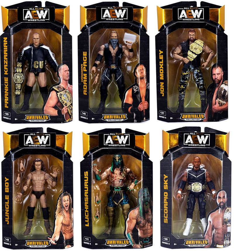 AEW All Elite Wrestling Unrivaled Collection Series 5 Action Figure (1 Random)