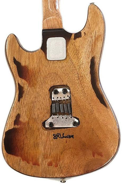 Axe Heaven Stevie Ray Vaughan Fender Stratocaster Mini Guitar Replica - Officially Licensed (SRV-040) back