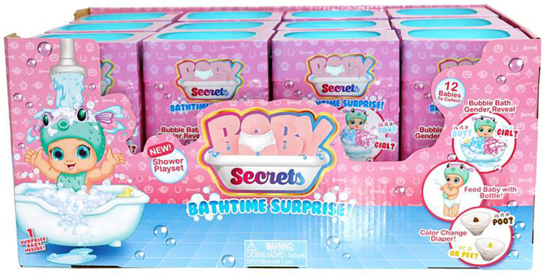 Baby Secrets Bathtime Surprise Mystery Pack case front view
