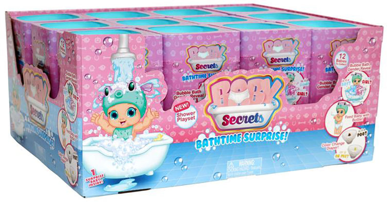 Baby Secrets Bathtime Surprise Mystery Pack full case