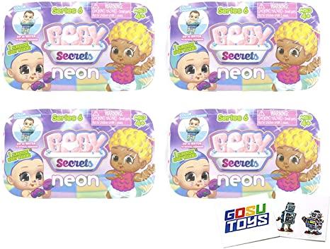 Baby Secrets Series 6 Neon Mystery Pack set of 4