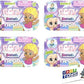 Baby Secrets Series 6 Neon Mystery Pack set of 4