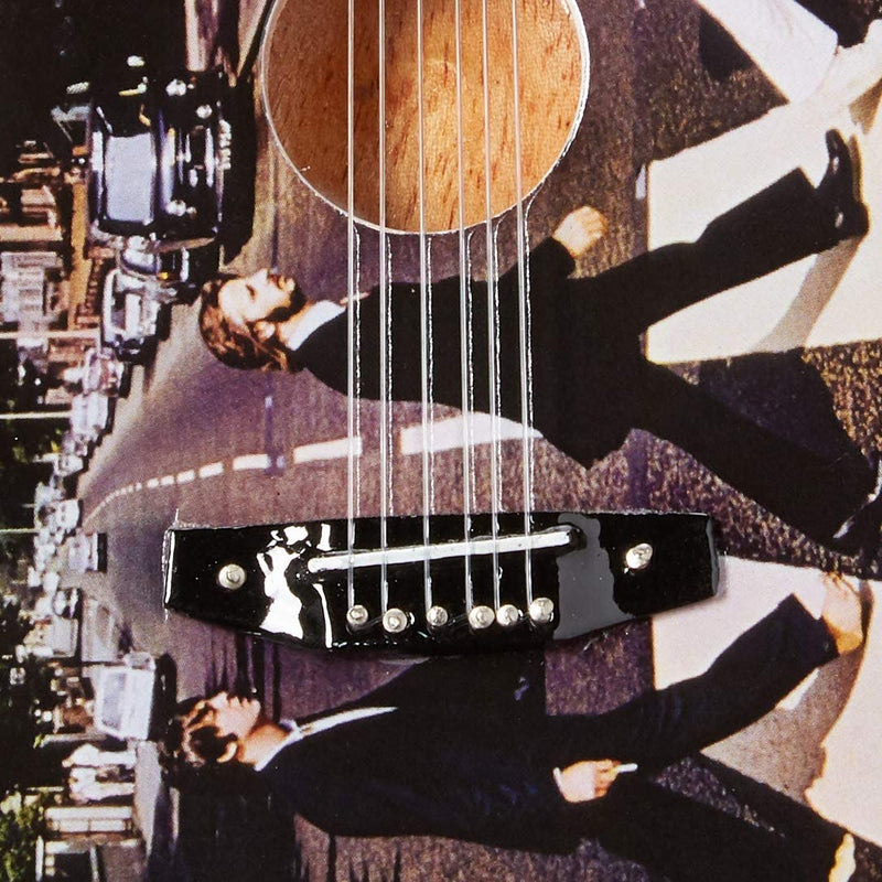Beatles Fab Four - Miniature AXE Abbey Road Tribute Mini Acoustic - Radio Days Guitar Replica - Officially Licensed Collectible (FF-001) zoomed in