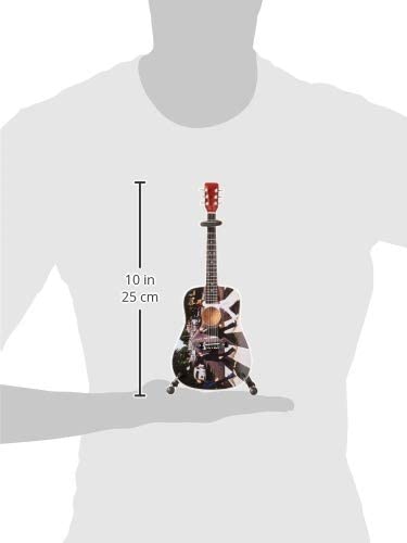Beatles Fab Four - John Lennon Tribute - Radio Days - AXE Miniature Guitar Replica - Officially Licensed Collectible (FF-004) dimensions
