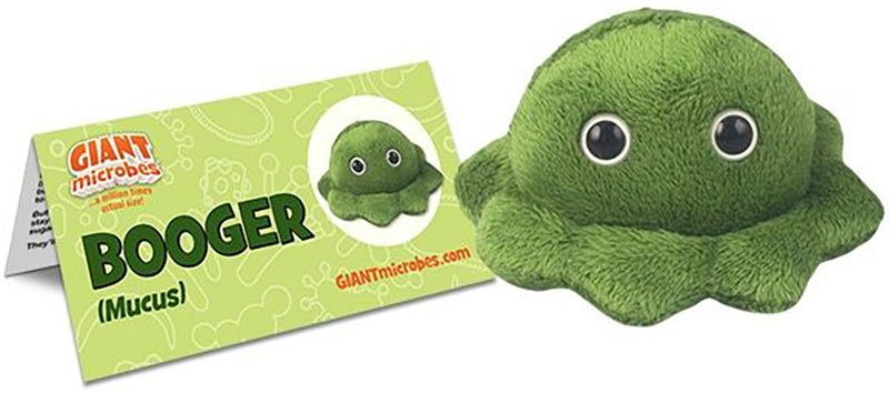 Giant Microbes Plush - Booger (Mucus) close up