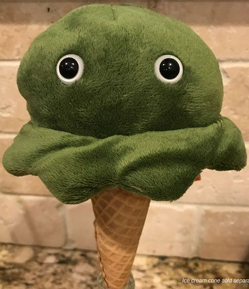 Giant Microbes Plush - Booger (Mucus) on ice cream cone