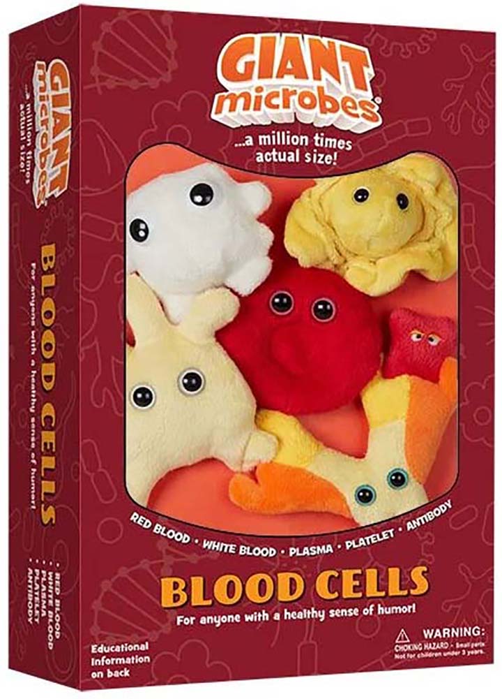 GIANTmicrobes Plush - Box of Blood cells