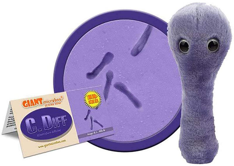 Giant Microbes Plush - C. Diff Clostridioides Difficile