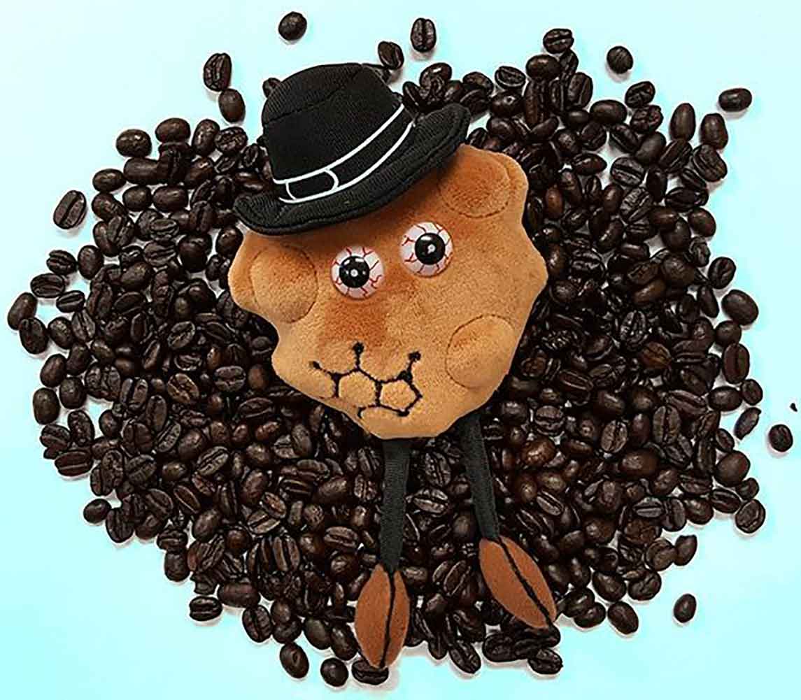 Giant Microbes Plush - Caffeine coffee beans
