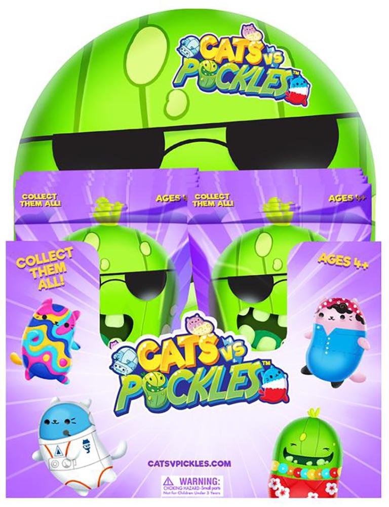 Cats vs Pickles 4 Inch Plush Blind Bag case