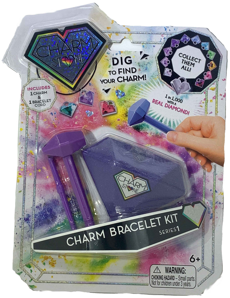 Charm Stone Bracelet Digging Kit - Purple (Series 1)