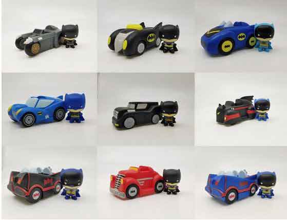 Wheels of Gotham - 1 Vehicle & Figurine (Styles Vary) Full Set