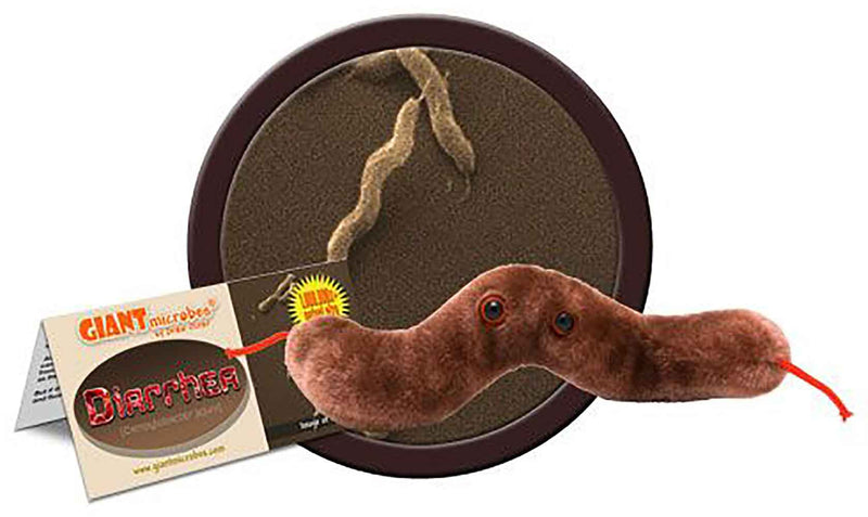 Giant Microbes Plush - Diarrhea (Campylobacter Jejuni)