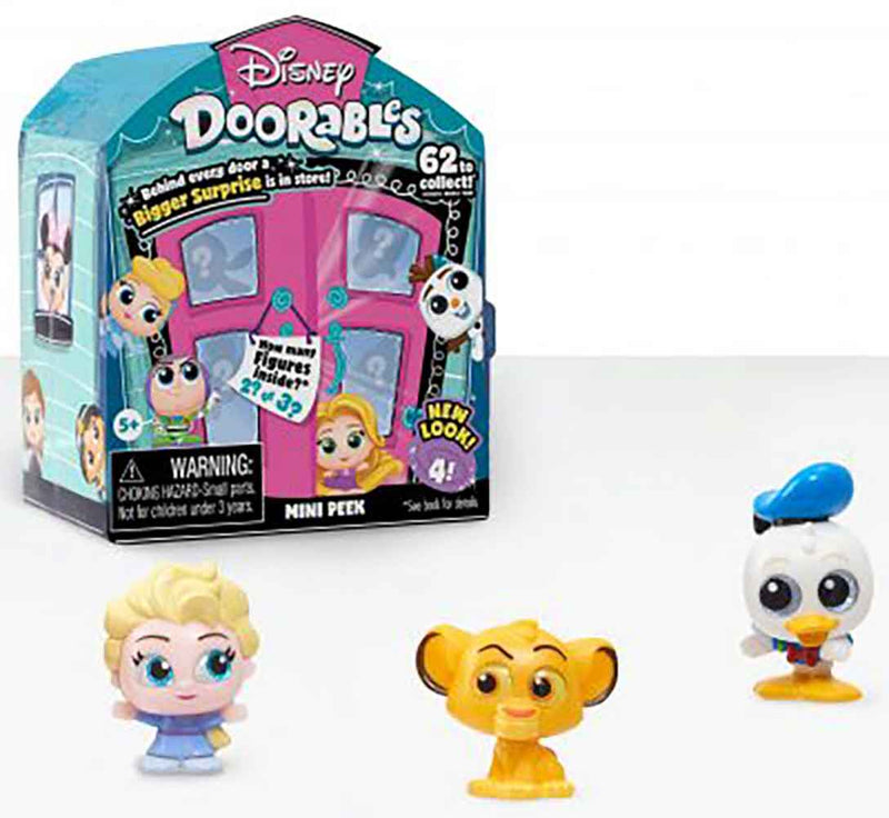 Disney Doorable series 4 mini peek - set of 2 boxes (2-3 figures per box) look inside