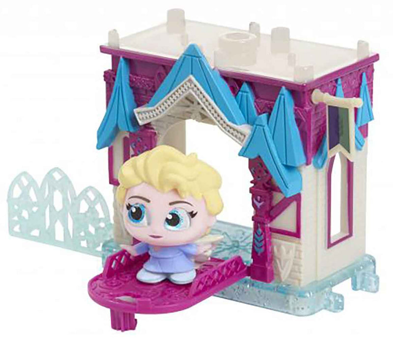 Disney Doorables Mini Playset Elsa’s Frozen Castle in action