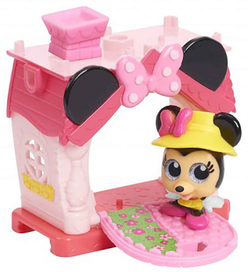 Disney Doorables Mini Playset Minnie Mouse’s Garden Cottage in action