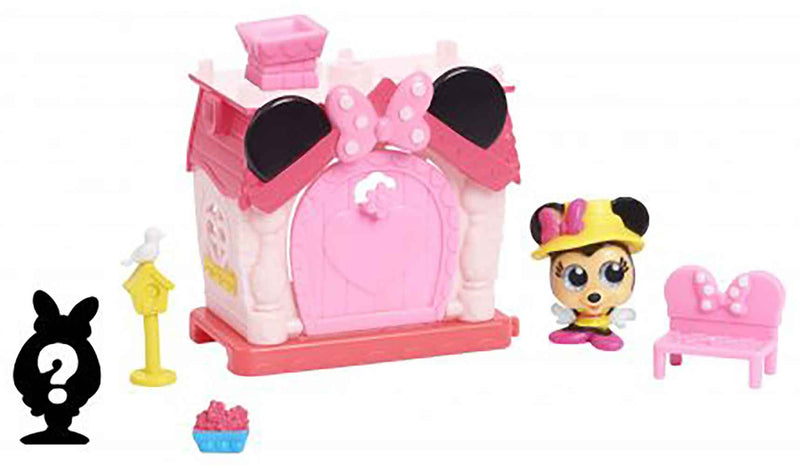 Disney Doorables Mini Playset Minnie Mouse’s Garden Cottage look inside